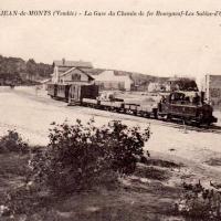 Saint-Jean-de-Monts (Vendée) La gare CPA