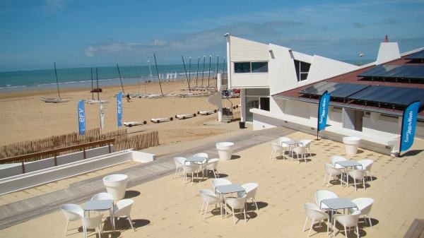 Saint-Jean-de-Monts (Vendée) La plage du Club Nautique