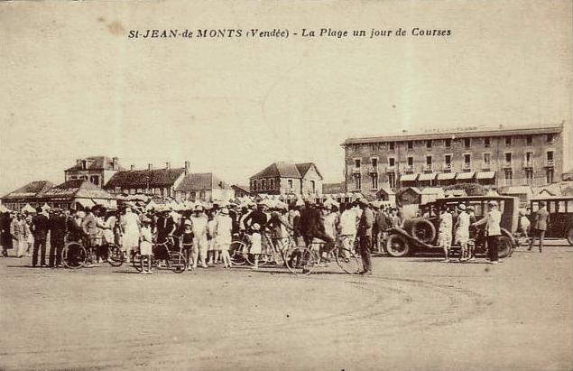 Saint-Jean-de-Monts (Vendée) La plage, les courses CPA