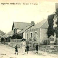 Saint-Jean-de-Monts (Vendée) La route de la plage CPA