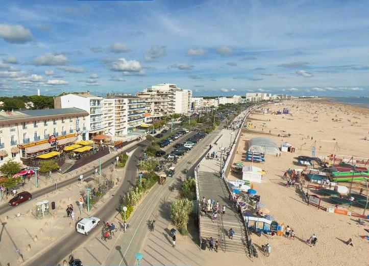 Saint-Jean-de-Monts (Vendée) Le front de mer