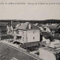 Saint-Jean-de-Monts (Vendée) Les chalets au pied de la forêt CPA