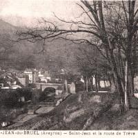 La route de Trève (cpa)