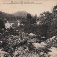 Les gorges de la Dourbie (cpa)