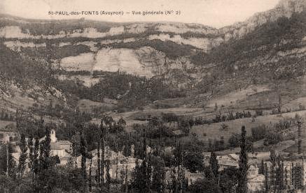 Saint-Jean-et-Saint-Paul (Aveyron) CPA Saint-Paul-des-Fonts  en 1913