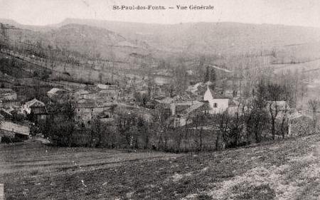 Saint-Jean-et-Saint-Paul (Aveyron) CPA Saint-Paul-des-Fonts  en 1937