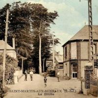 Saint martin aux buneaux seine maritime cafe cpa