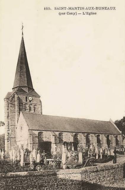 Saint martin aux buneaux seine maritime eglise saint martin cpa