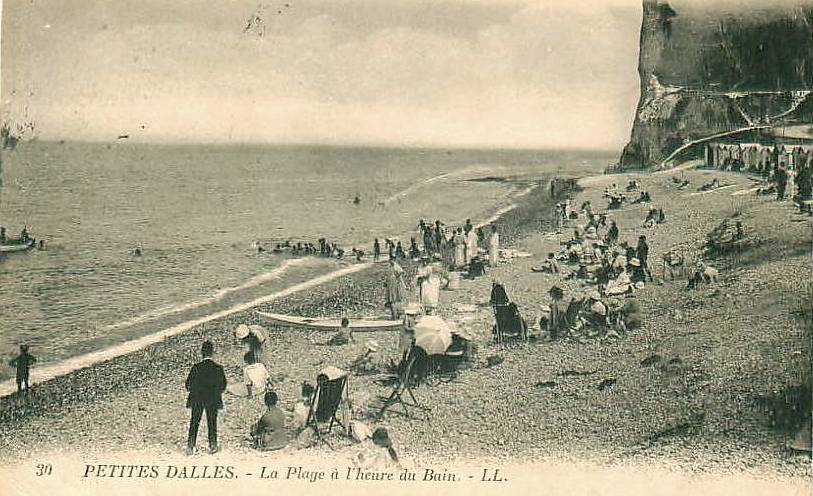 Les Petites Dalles, la plage CPA