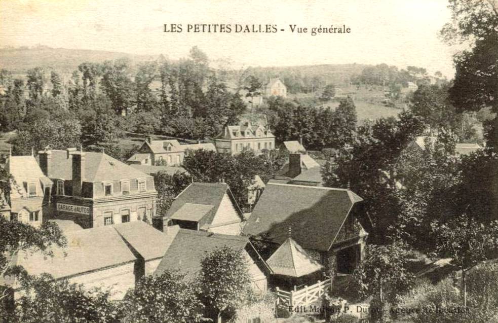 Les Petites Dalles, vue générale CPA