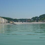 Les Petites Dalles, vue de la mer