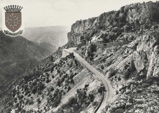 Route des gorges, cpa