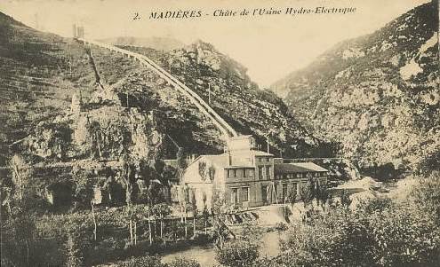 Saint-Maurice-Navacelles (Hérault) Madières, l'usine CPA