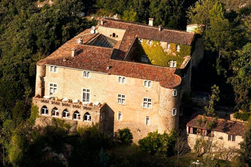 Saint-Maurice-Navacelles (Hérault) Madières, le château