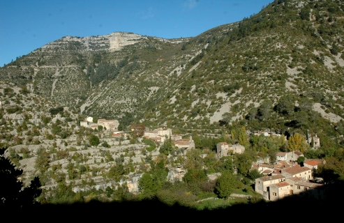 Saint-Maurice-Navacelles (Hérault) Navacelles, vue générale