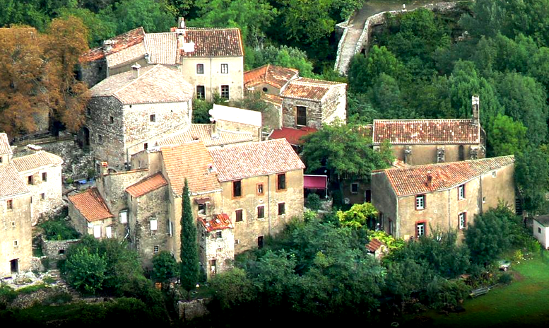 Saint-Maurice-Navacelles (Hérault) Navacelles, vue générale