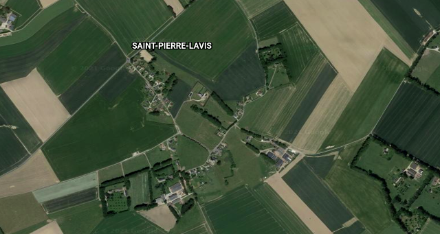 Saint pierre lavis seine maritime vue satellite
