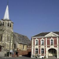 Saint python 59 l eglise et la mairie