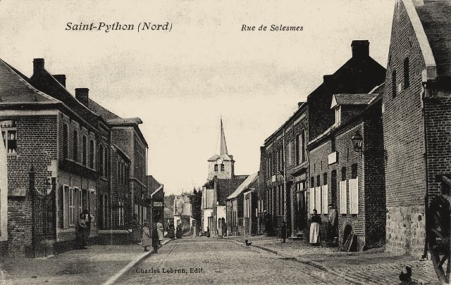 Saint python 59 la rue de solesmes cpa