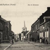 Saint python 59 la rue de solesmes cpa