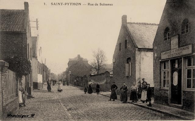 Saint python 59 la rue de solesmes cpa