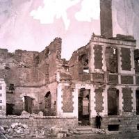 Saint python 59 le chateau en ruines en 1914