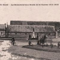 Saint python 59 le monument aux morts cpa