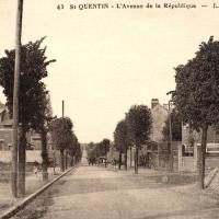 Saint-Quentin (Aisne) CPA l'avenue de la république