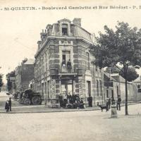 Saint-Quentin (Aisne) CPA le bld Gambetta