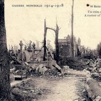 Saint-Quentin (Aisne) CPA 1914, le cimetière