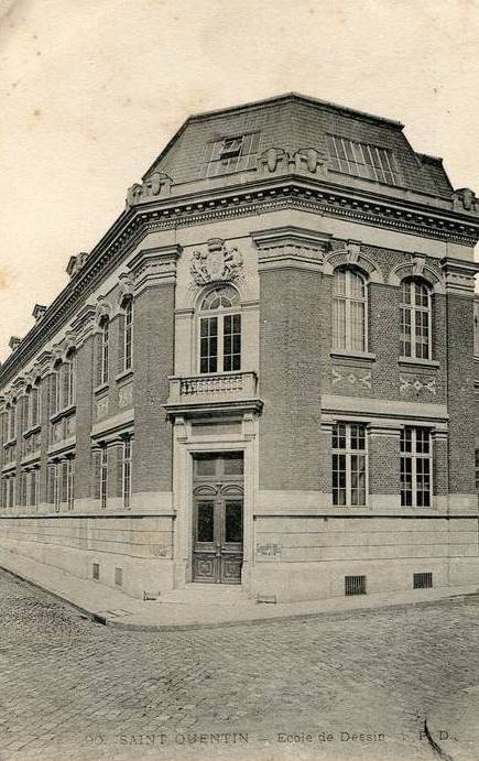 Saint-Quentin (Aisne) CPA l'école de dessin