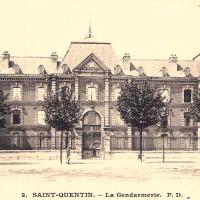 Saint-Quentin (Aisne) CPA la gendarmerie