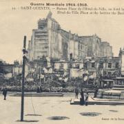 Saint-Quentin (Aisne) CPA 1914, l'Hôtel de ville