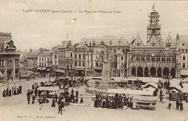 Saint-Quentin (Aisne) CPA l'Hôtel de ville