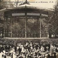 Saint-Quentin (Aisne) CPA le kiosque à musique