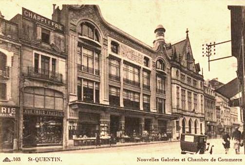 Saint-Quentin (Aisne) CPA les Nouvelles Galeries