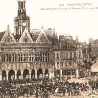 Saint-Quentin (Aisne) CPA occupation prussienne en 1871