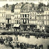 Saint-Quentin (Aisne) CPA occupation prussienne en 1871