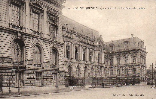Saint-Quentin (Aisne) CPA le Palais de justice