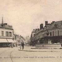 Saint-Quentin (Aisne) CPA la place Henri IV