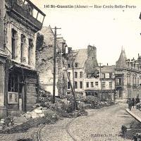 Saint-Quentin (Aisne) CPA 914, la rue croix-belle-porte