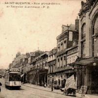 Saint-Quentin (Aisne) CPA la rue d'Isle