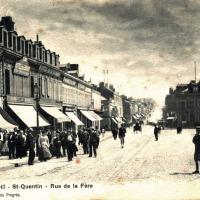 Saint-Quentin (Aisne) CPA la rue de La Fère