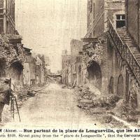 Saint-Quentin (Aisne) CPA 1914, la place de Longueville