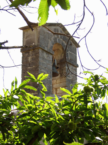 Saint-Roman-de-Codières (Gard) Le clocher du Temple
