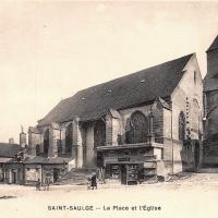 L'église CPA
