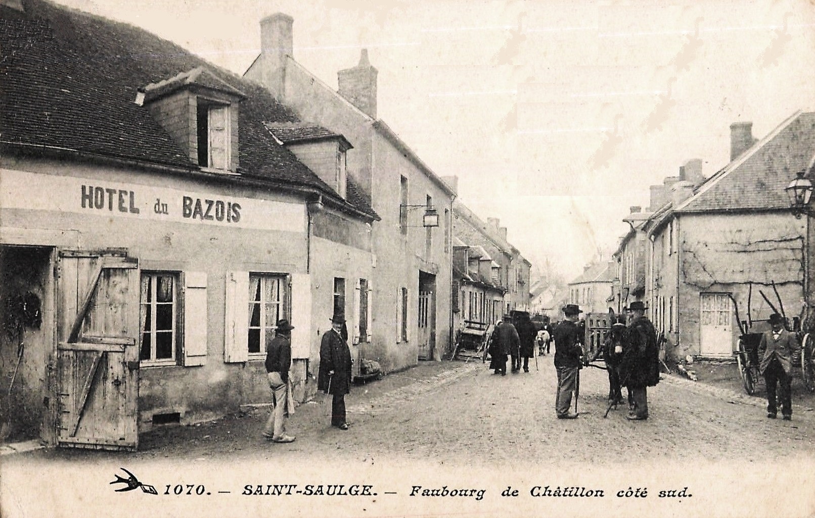 Saint-Saulge (Nièvre) L'Hôtel du Bazois CPA