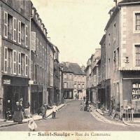 La rue du Commerce CPA