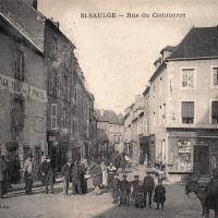 La rue du Commerce CPA