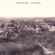 Saint-Saulge (Nièvre) Vue générale CPA